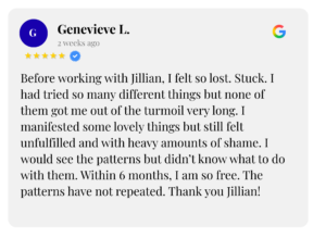 Jill Ogle Shadow Work Testimonial 9